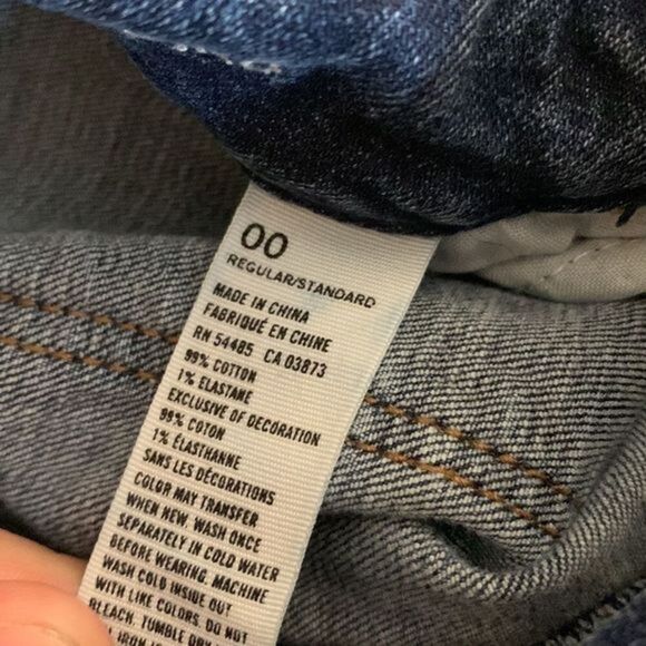 American Eagle Medium Wash Distressed High Rise Jeggings - Picture 10 of 12